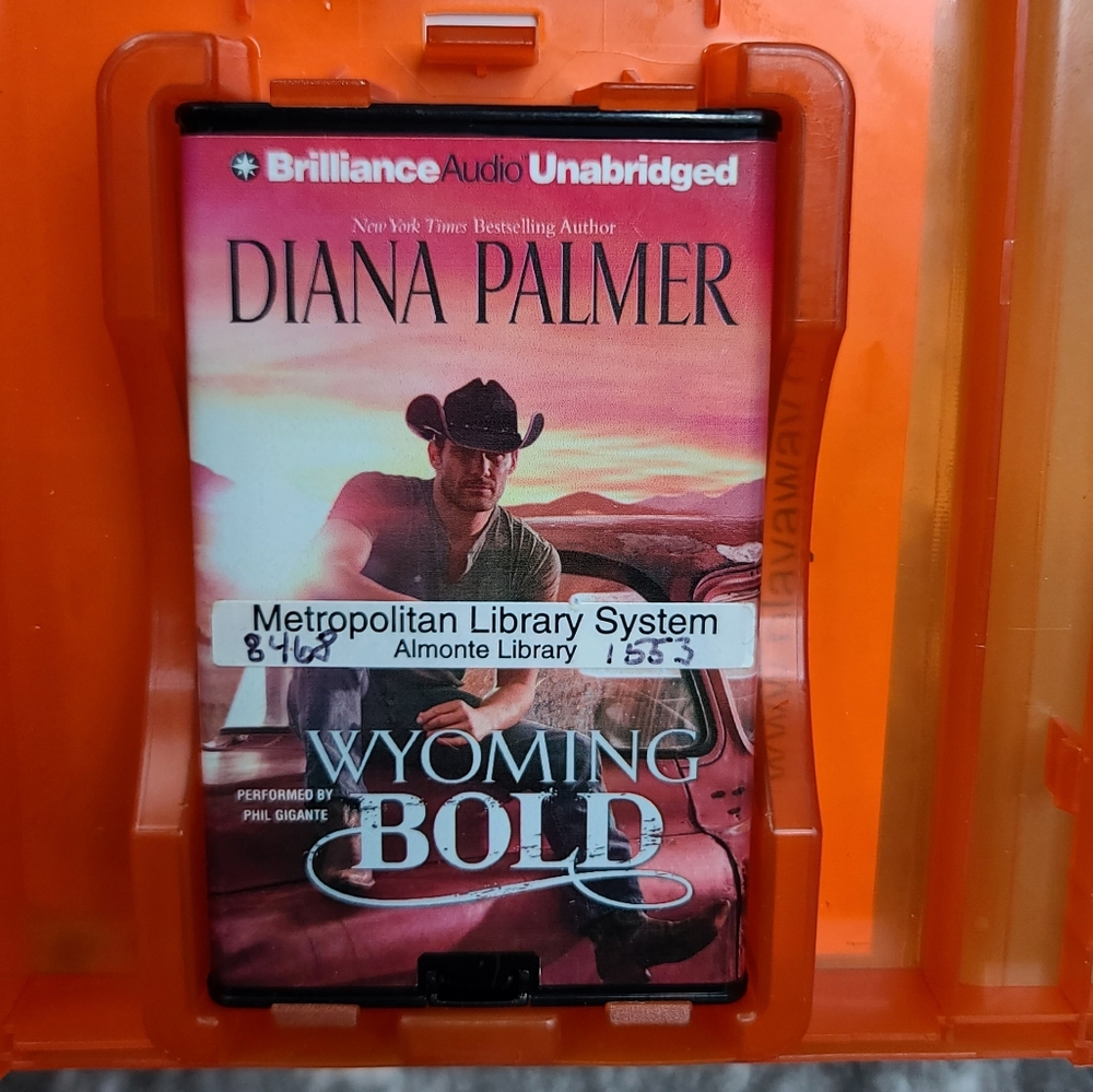 WYOMING BOLD By Diana Palmer Fiction Playaway Audio Book